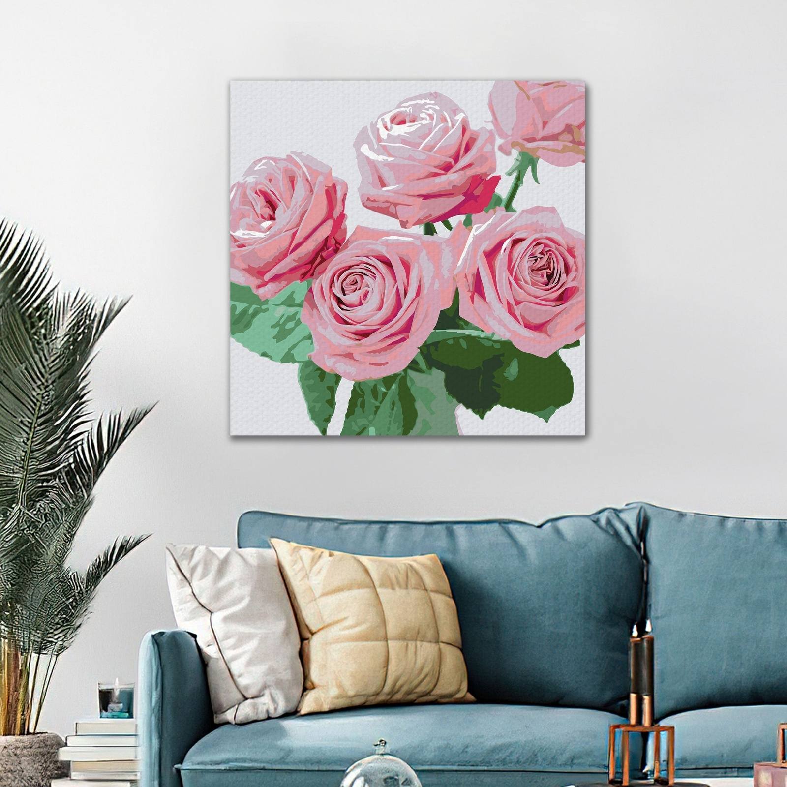 Rózsaszín rózsák (CH0820)