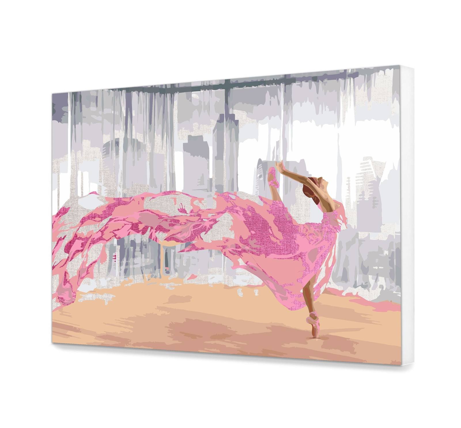 Balett rózsaszín ruhában (CH0662)