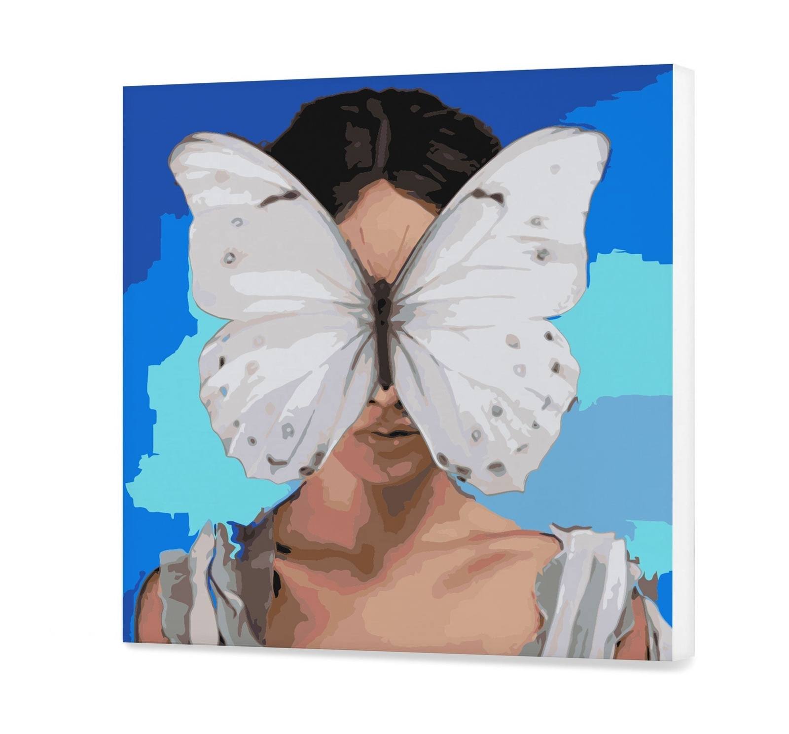 Frau und Schmetterling (PC0598)