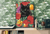 Katze in Tulpen