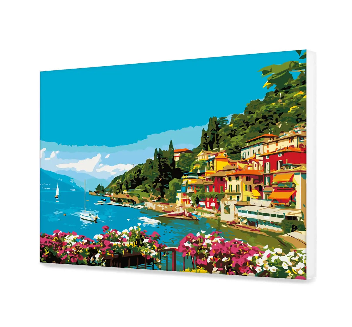 Lago Como Varenna en Italia