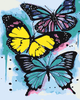Mariposas coloreadas